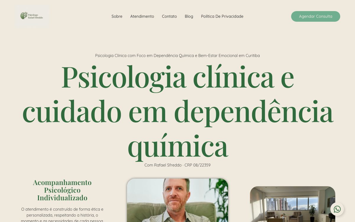 Rafael Sfreddo sitio web